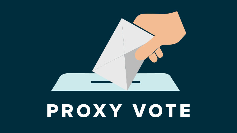 The Clusters Proxy Vote Form